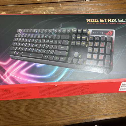 ASUS ROG Strix Scope RX RGB 青軸 光學機械鍵盤