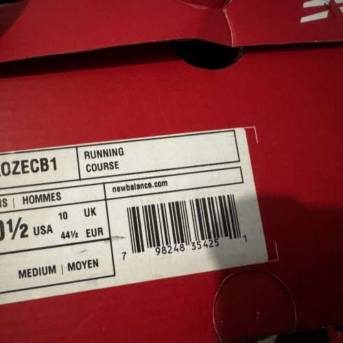 New Balance  波鞋 US10.5 NB