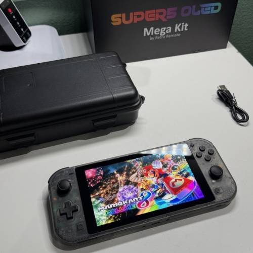 🔥 Super5 OLED Touch Nintendo Switch Lite, Taki Udon, Hall Effect Sticks, Clean!