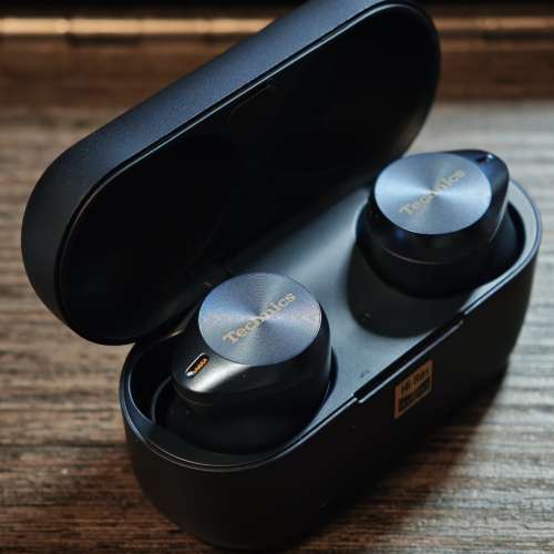 95%新 Technics EAH-AZ80 深藍色 Navy Blue 水貨 LDAC 最多可連接三個裝置 AZ80 動...
