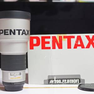 超新淨SMC Pentax-FA* 200mm f/2.8 ED [IF] 頂級光學素質: 全開 f/2.8 光圈即非常...