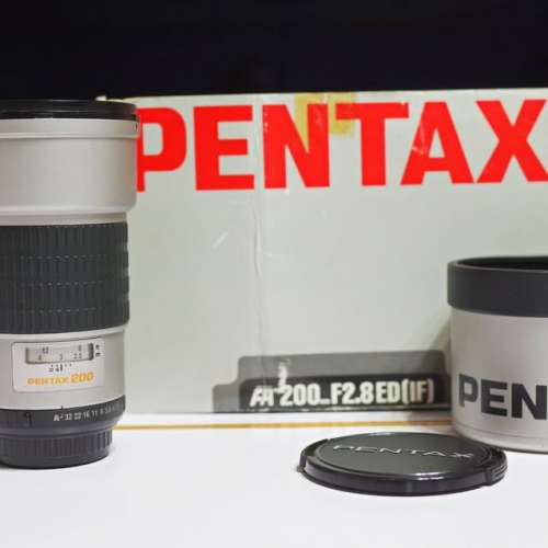 超新淨SMC Pentax-FA* 200mm f/2.8 ED [IF] 頂級光學素質: 全開 f/2.8 光圈即非常...