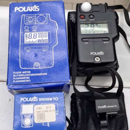 POLARS FLASH METER + SPOTVIEW 10 LIKE NEW FULL SET