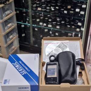 SEKONIC LITEMASTER PRO L-478D LIKE NEW FULL SET