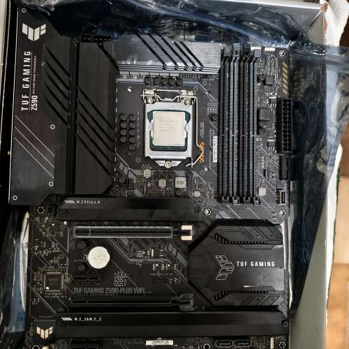 ASUS TUF Gaming Z590-PLUS有盒有配件另外有ddr4 8g 3600hz