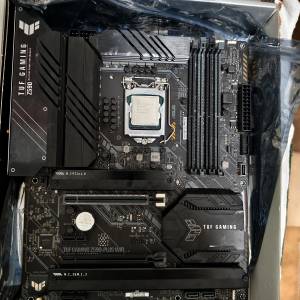 ASUS TUF Gaming Z590-PLUS有盒有配件另外有ddr4 8g 3600hz