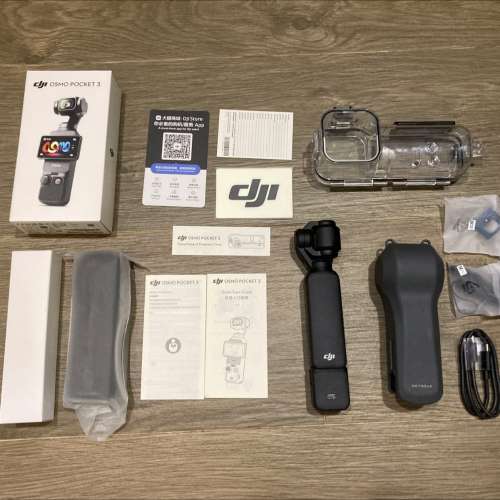行貨9成新DJI Osmo Pocket 3連防水殼及保護殼