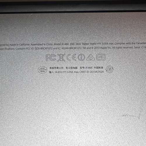 MacBook Air 13-inch early 2014 A1466 Intel i5 4GB RAM 128GB SSD
