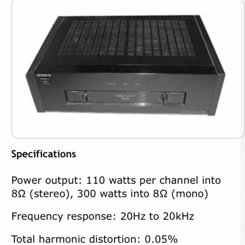 SONY POWER AMP TA-N3300ES