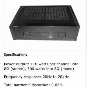 SONY POWER AMP TA-N3300ES