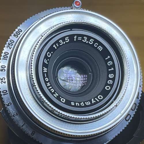 OM D.Zuiko-W.C. 3.5cm f/3.5 旁軸鏡頭 已改LM-mount