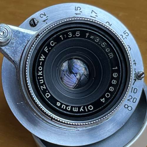 OM D.Zuiko-W.C. 3.5cm f/3.5 旁軸鏡頭 已改L39-mount