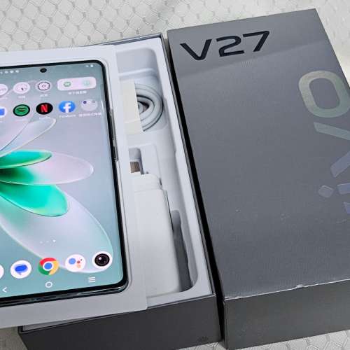 行貨Vivo V27 5G手機(12 GB+256GB)(有單保用至26年8月底)( 雙卡,指紋解鎖,面部解鎖,...