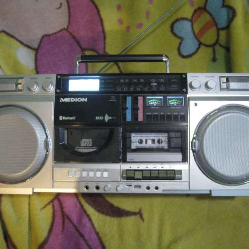 (全新) MEDION P66538 Cassette 卡式Boombox with CD Player