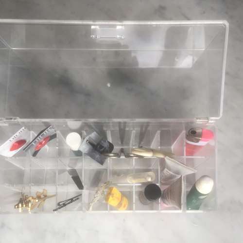 $20 全新 水晶 透明 化妝品 飾物 架 20cm 高 30cm 闊