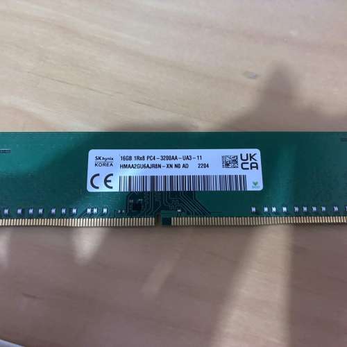 SK hynix 16GB DDR4 3200MHz UDIMM (PC4-3200AA)
