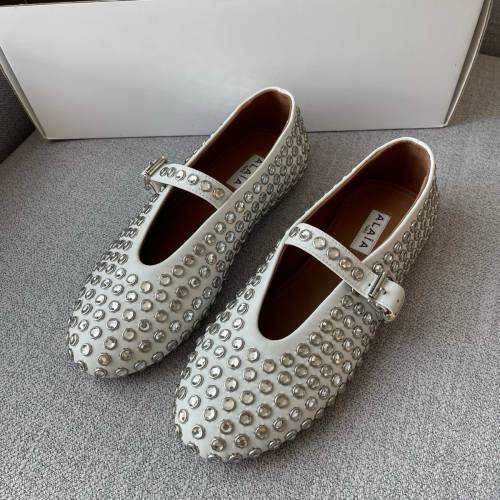 Alaia 滿鑽芭蕾舞鞋 平底鞋