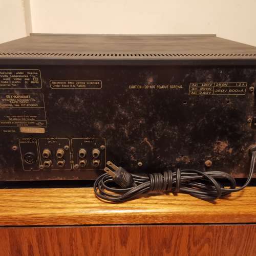 Pioneer CT-f1000( 需要維修)