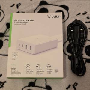 全新 belkin 108W Boost Charge Pro 4-Port GaN Charger