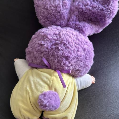 娃三歲 Babythree｜小甜牙400%大體毛絨公仔「紫蘿蘭兔」