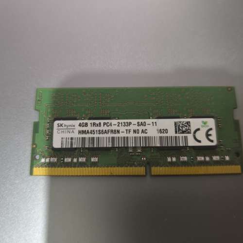 SK Hynix 4GB DDR4 PC4-2133P Laptop RAM Module 另有SAMSUNG 同價