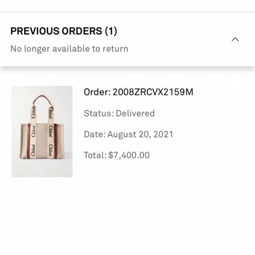 Chloe woody medium tote bag white brown