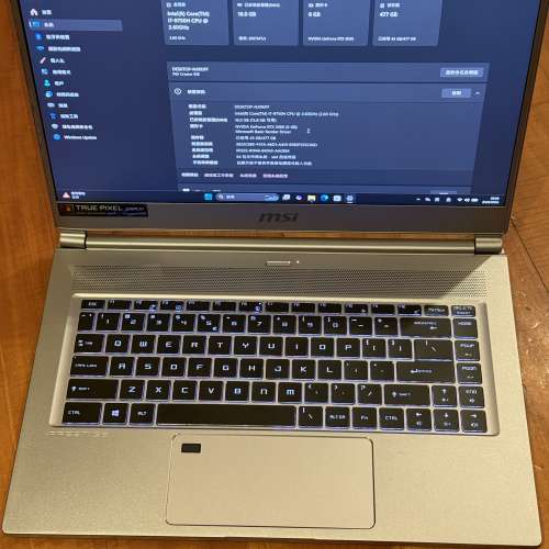 (不議價) MSI P65 Creator 9SE i7-9750H 2060 電池健康100% 16G RAM 512GB SSD 4K Mon