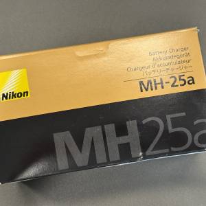（全新）Nikon MH-25a Battery Charger with Power Cable 充電器