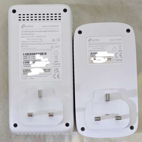 TP-LINK 1300mbps homeplug1隻 有 WIFI EXTENDER, 2000mbps 1 隻, 共二隻