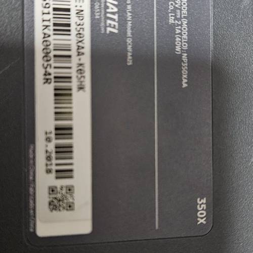 Samsung 350X 手提電腦