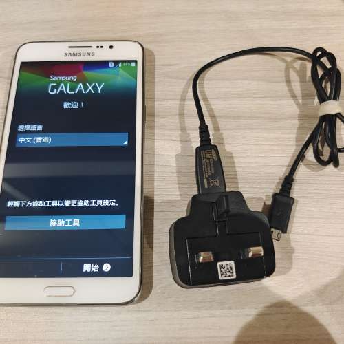 Samsung Galaxy Mega 2 8Gb 白色手機連原廠充電器