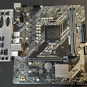 ASUS H410M-K Micro ATX主版 ((正版Window10Pro)) Socket 1200 支援 第10代 處理器