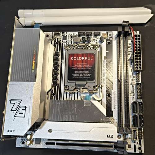 ITX 主版 七彩虹 CVN B760I FROZEN WIFI D5 ((windows11Pro授權碼)) Socket 1700