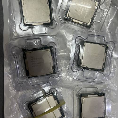 有6粒CPU  i5  i7   6代同7代請睇內容
