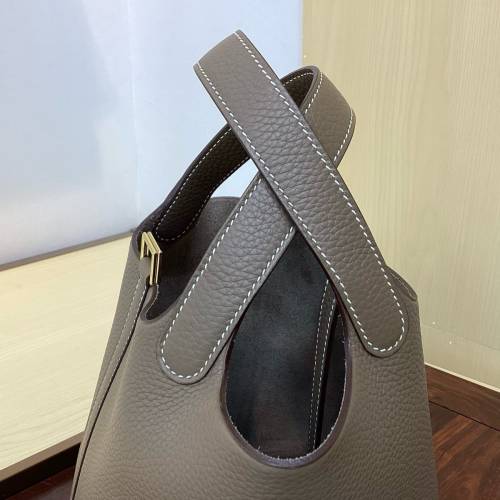 Hermes 菜籃子18cm 大象灰