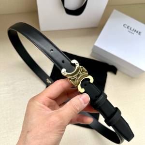 Celine 凱旋門扣女士皮帶
