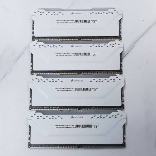 Corsair Vengeance RGB PRO DDR4 3600 8GB x 4 RAM White 白色 記憶體