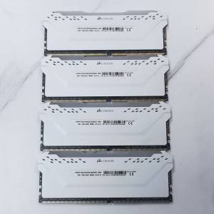 Corsair Vengeance RGB PRO DDR4 3600 8GB x 4 RAM White 白色 記憶體
