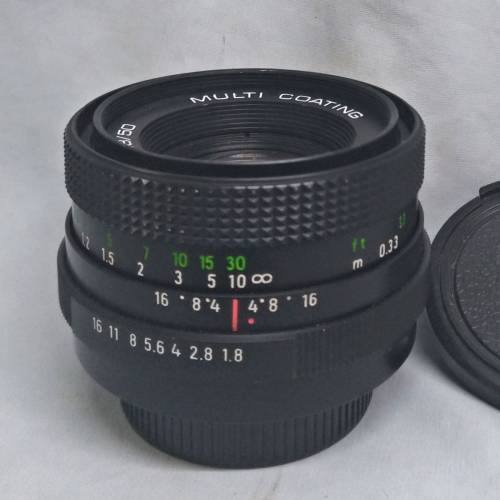 95%new Pentacon MC 50mm F1.8 m42-mount 即Meyer-optik 後期 統一改Pentacon 牌子...