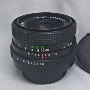 95%new Pentacon MC 50mm F1.8 m42-mount 即Meyer-optik 後期 統一改Pentacon 牌子...