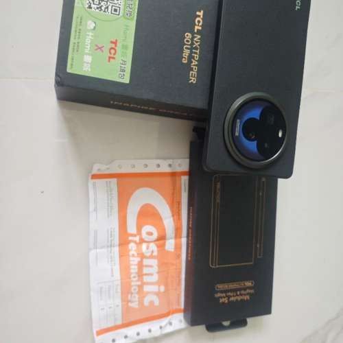 TCL Nxtpaper 60 Ultra  星雲黑(12+512)  7.2'' 120 Hz IP68 護眼手機, 行貨有單有...