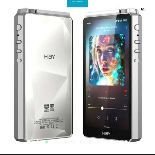 90% new Hiby R6 III 2025 version 銀色香港行貨長保養