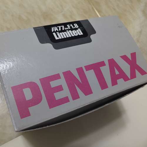 黑色Pentax FA 77mm f/1.8 Limited 公主鏡