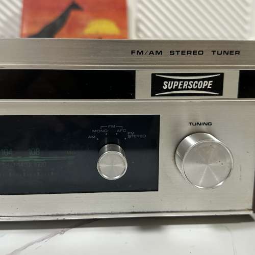 美國SUPERSCOPE 手調式收音頭 (marantz)