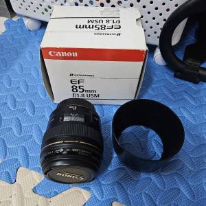 canon ef 85mm F1.8 USM