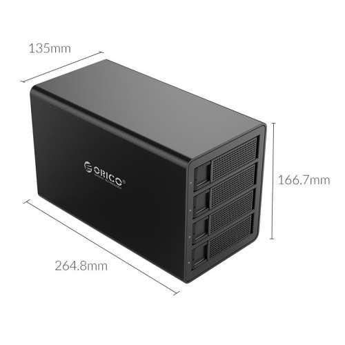 4 Bay External Hard Drive 11TB 3.5" USB3.0