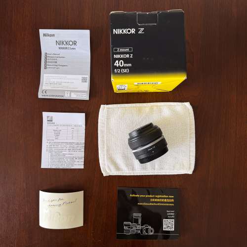 香港行貨 FULL SET Nikon Nikkor Z 40mm F/2 (SE) for Nikon Z Mount Lens etc... ...