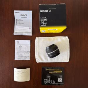 香港行貨 FULL SET Nikon Nikkor Z 40mm F/2 (SE) for Nikon Z Mount Lens etc... ...