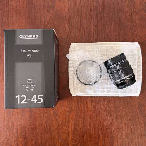 少有 FUll SET 連盒 Olympus m.zuiko Digital ED 12-45mm F4.0 PRO Camera Lens et...