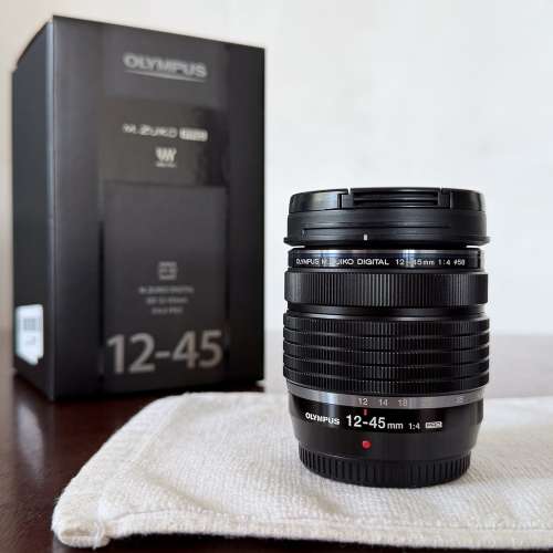少有 FUll SET 連盒 Olympus m.zuiko Digital ED 12-45mm F4.0 PRO Camera Lens et...